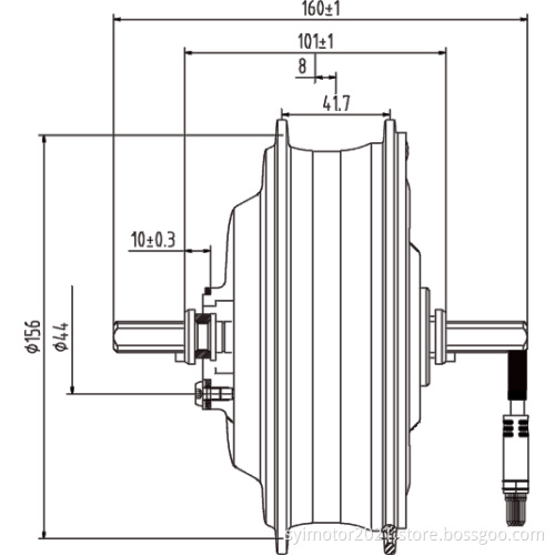 DGW22F-Rear Drive Motor-MTB
